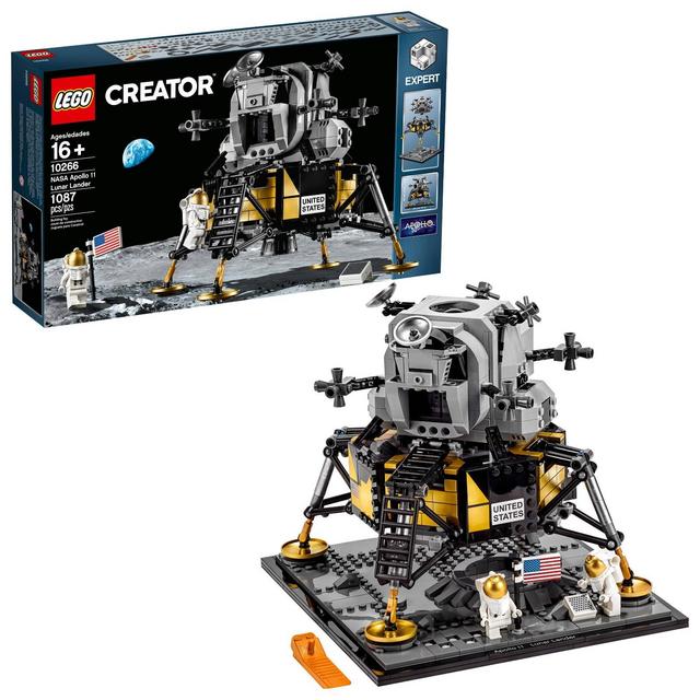 LEGO Creator Expert NASA Apollo 11 Lunar Lander Building Kit 10266