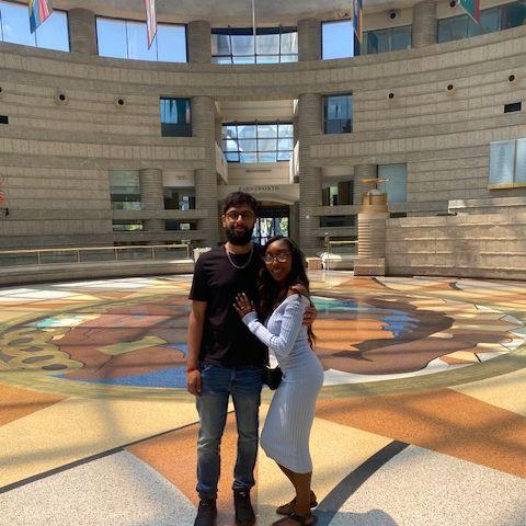 The first picture we took as fiancés 🩷