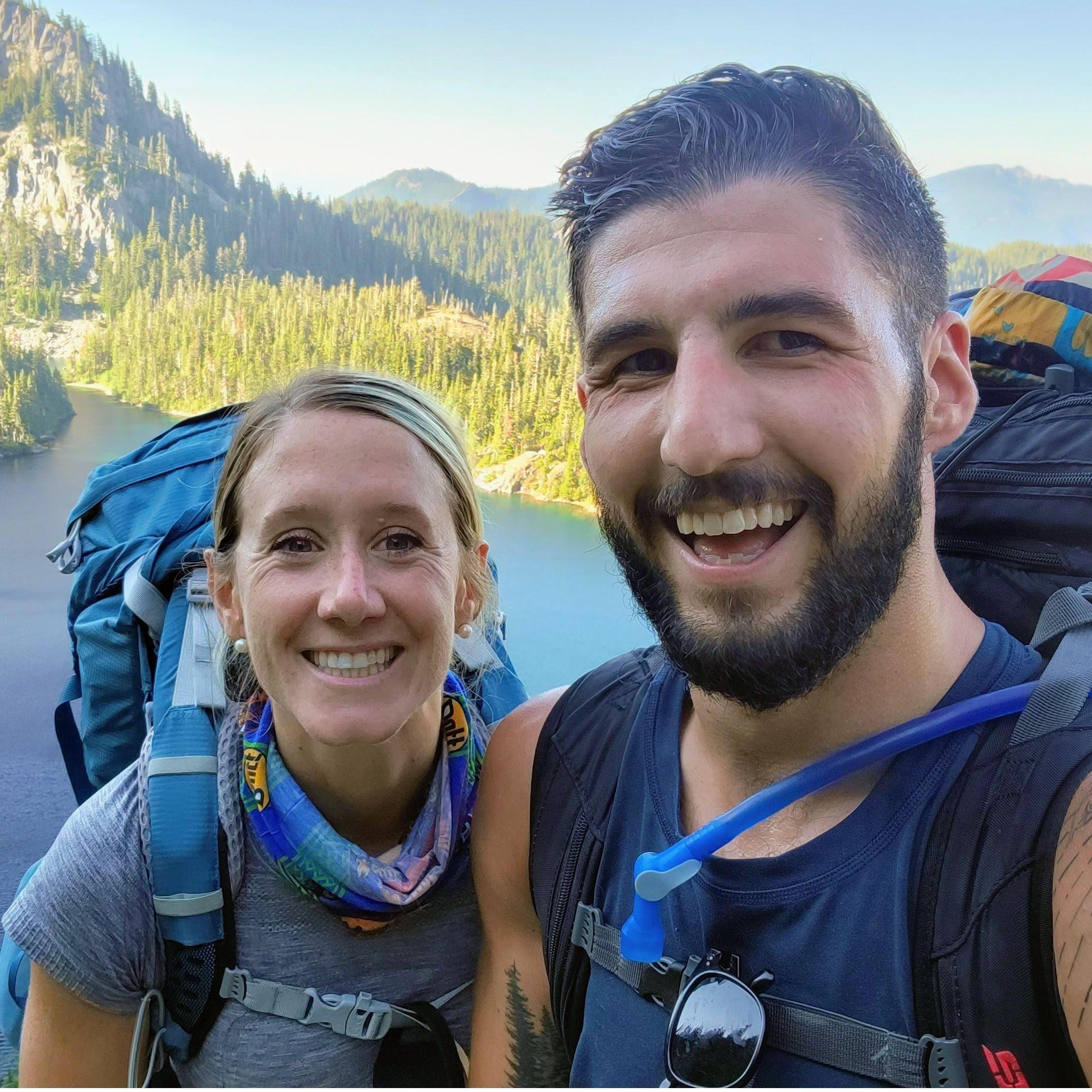 Our first photo and backpacking trip together