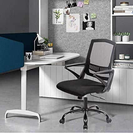 BestOffice Mesh Office Chair Desk Task Computer Chair W/Metal Base