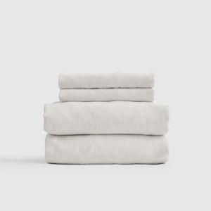 Linen Sheets | Quince in Sand (Queen)