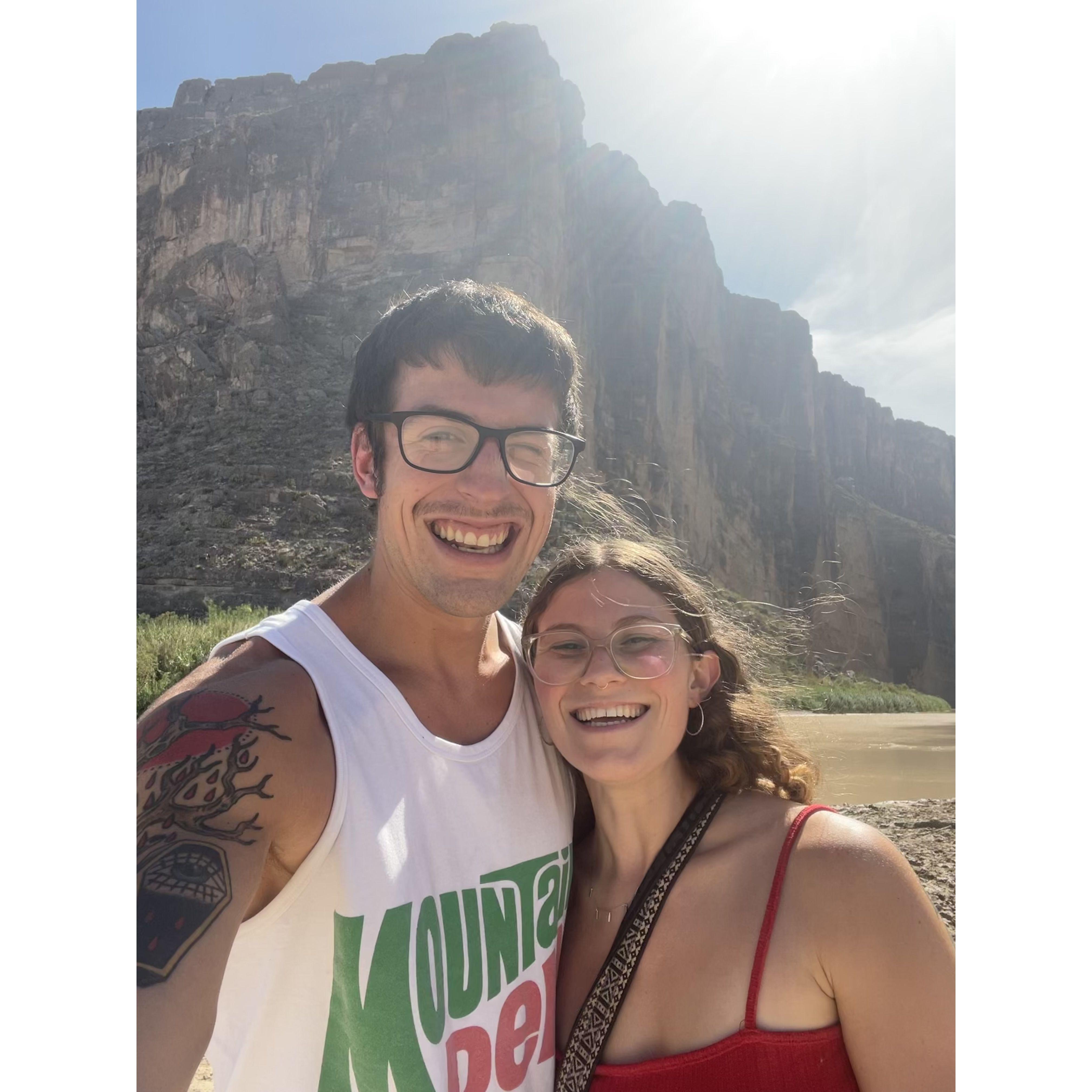 Our first road trip together! At Big Bend National Park.