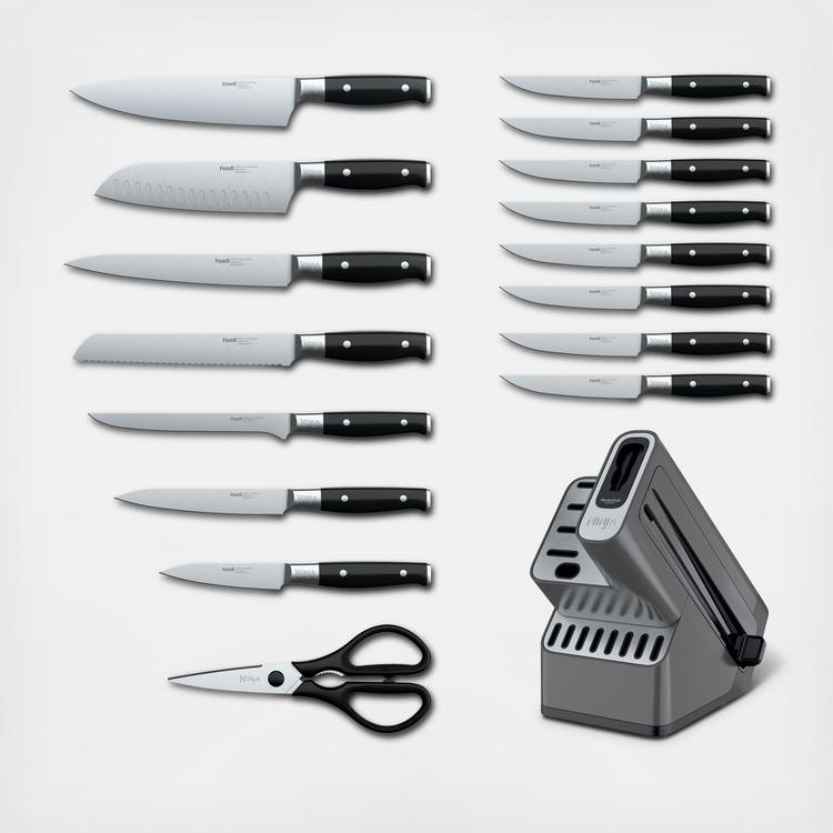 Ninja, Foodi NeverDull Premium 17-Piece Knife Block Set | Zola