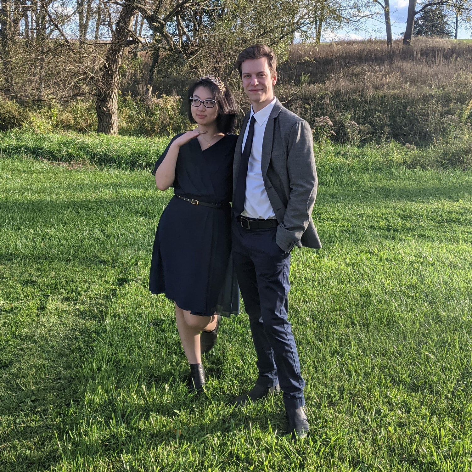 This was taken at another wedding. Was Karen already waiting for her turn? Could be...