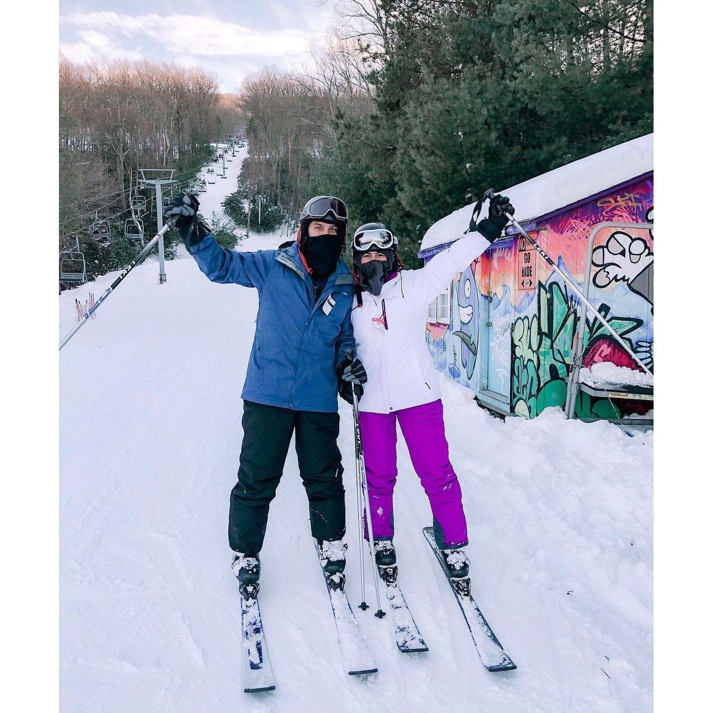 First time Skiing 2021!