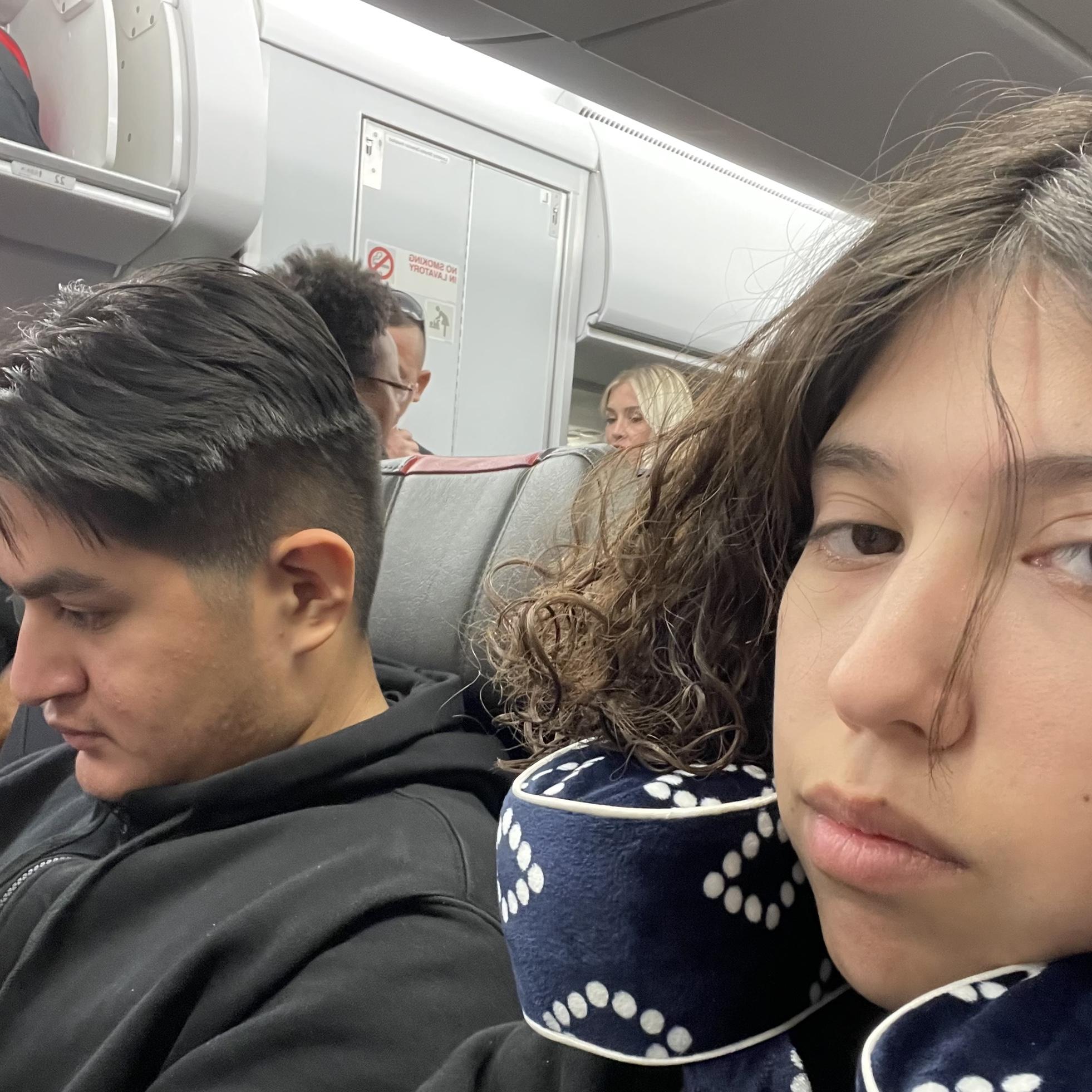 December 23rd of 2022. 
Our first flight together. We were heading to Kansas me to visit his family for the first time. I was terrified to say the least😅