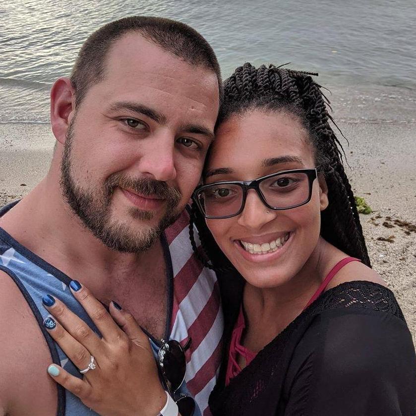 This was us, Day 2 of being Engaged