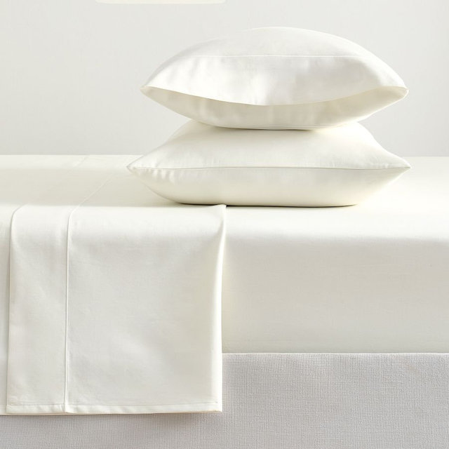 1000-Thread-Count Sateen Sheet Set, Classic Ivory, King