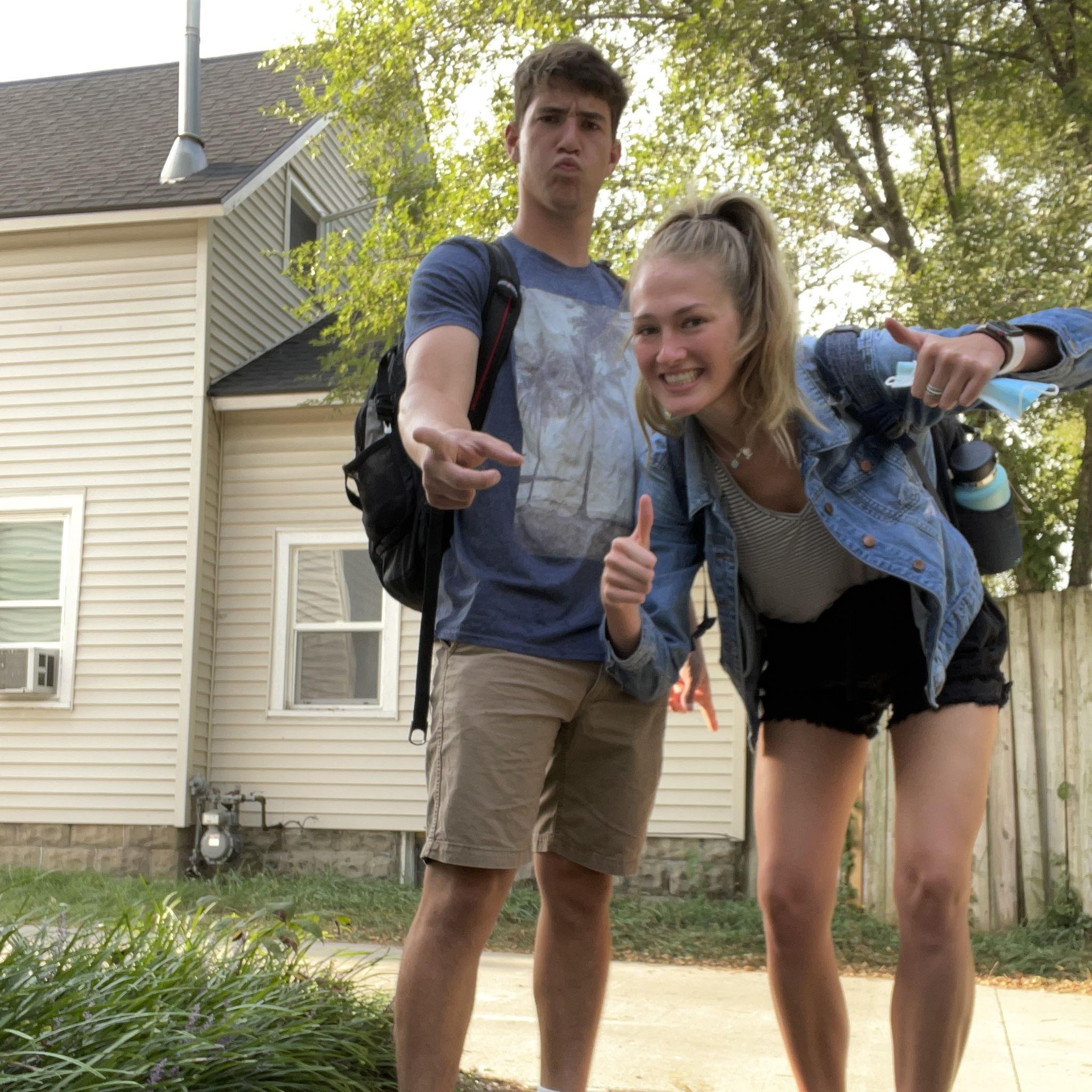 First day of junior and senior year!