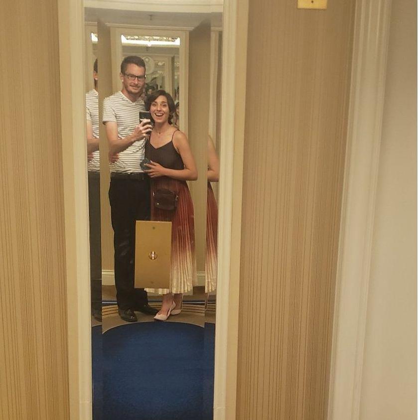 Getting ready for Vegas date night