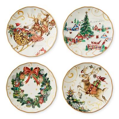 Twas the Night Before Christmas Salad Plate, Mixed
