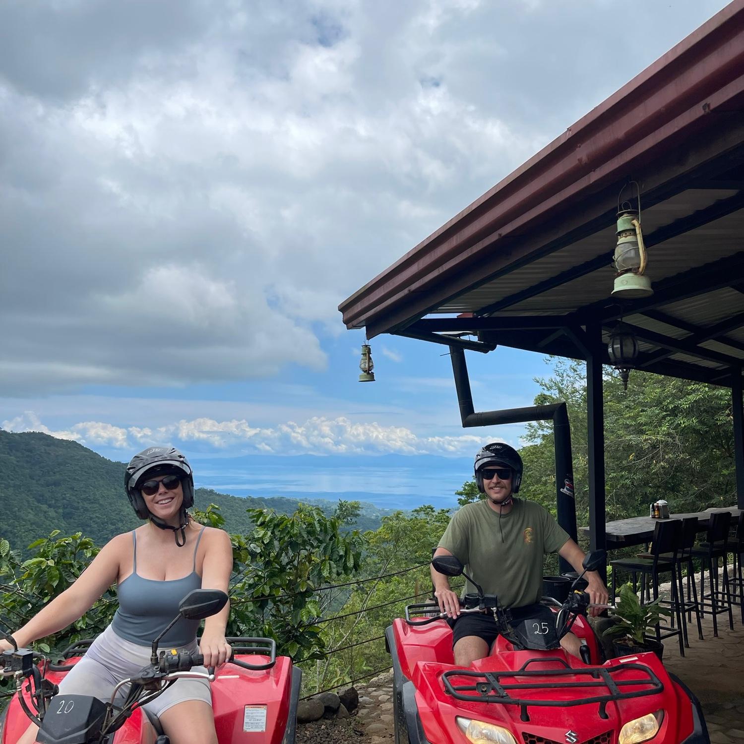 Us on our trip to Costa Rica in 2022
