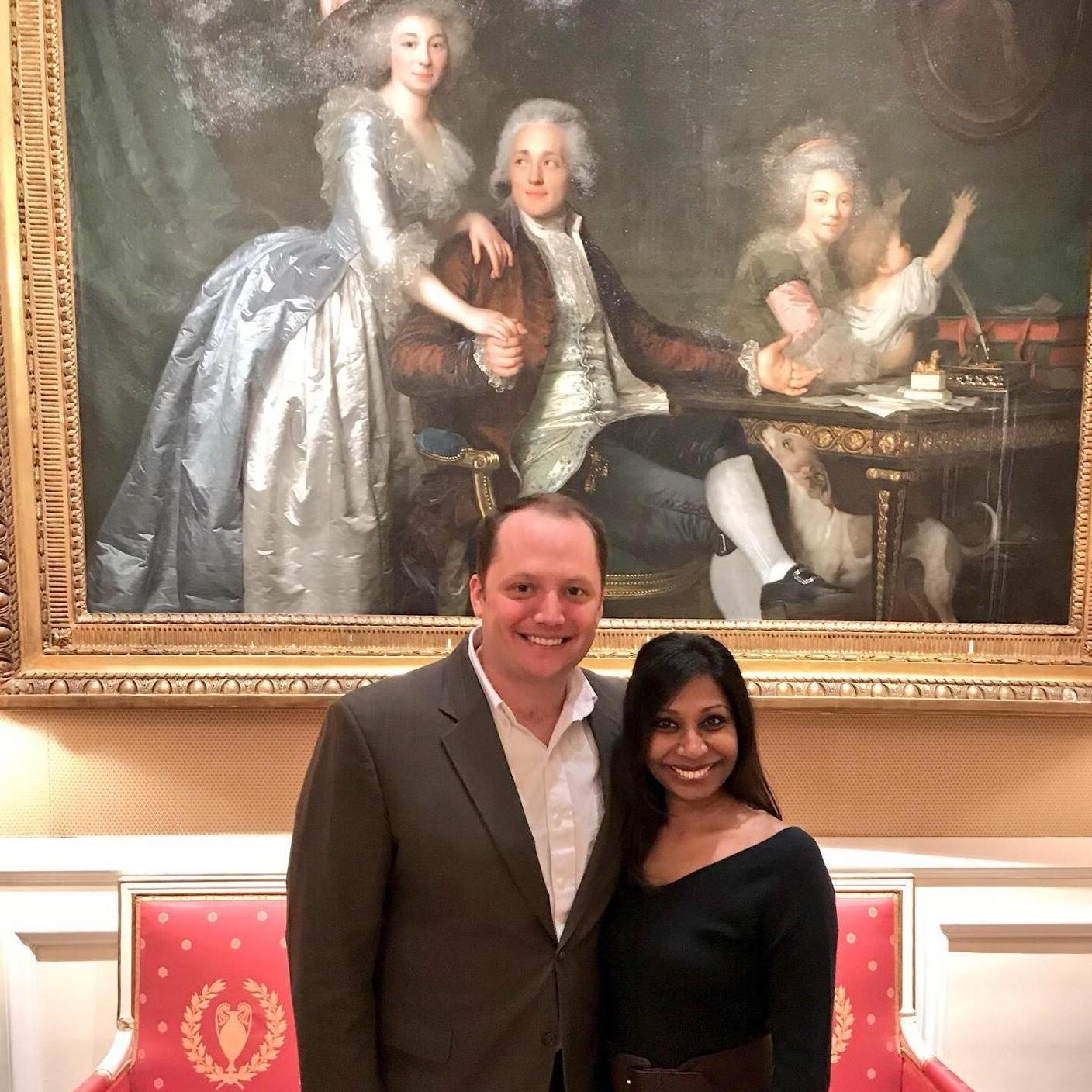 At the French Ambassador's Residence in Washington, DC.