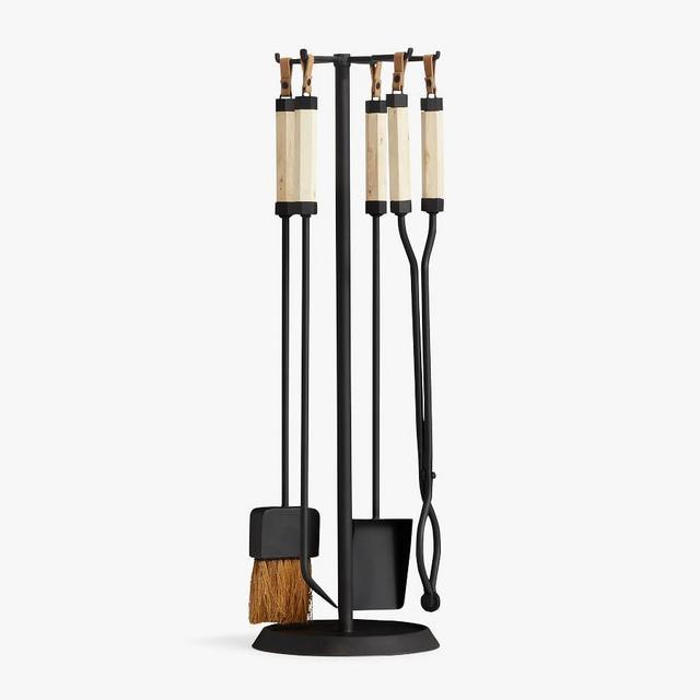 Vail Fireplace Black Tool Set