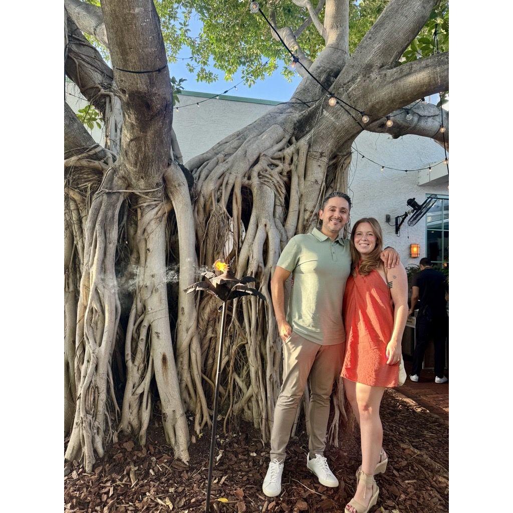 Our third anniversary at Sunny's Steakhouse in Miami (7/19/25)