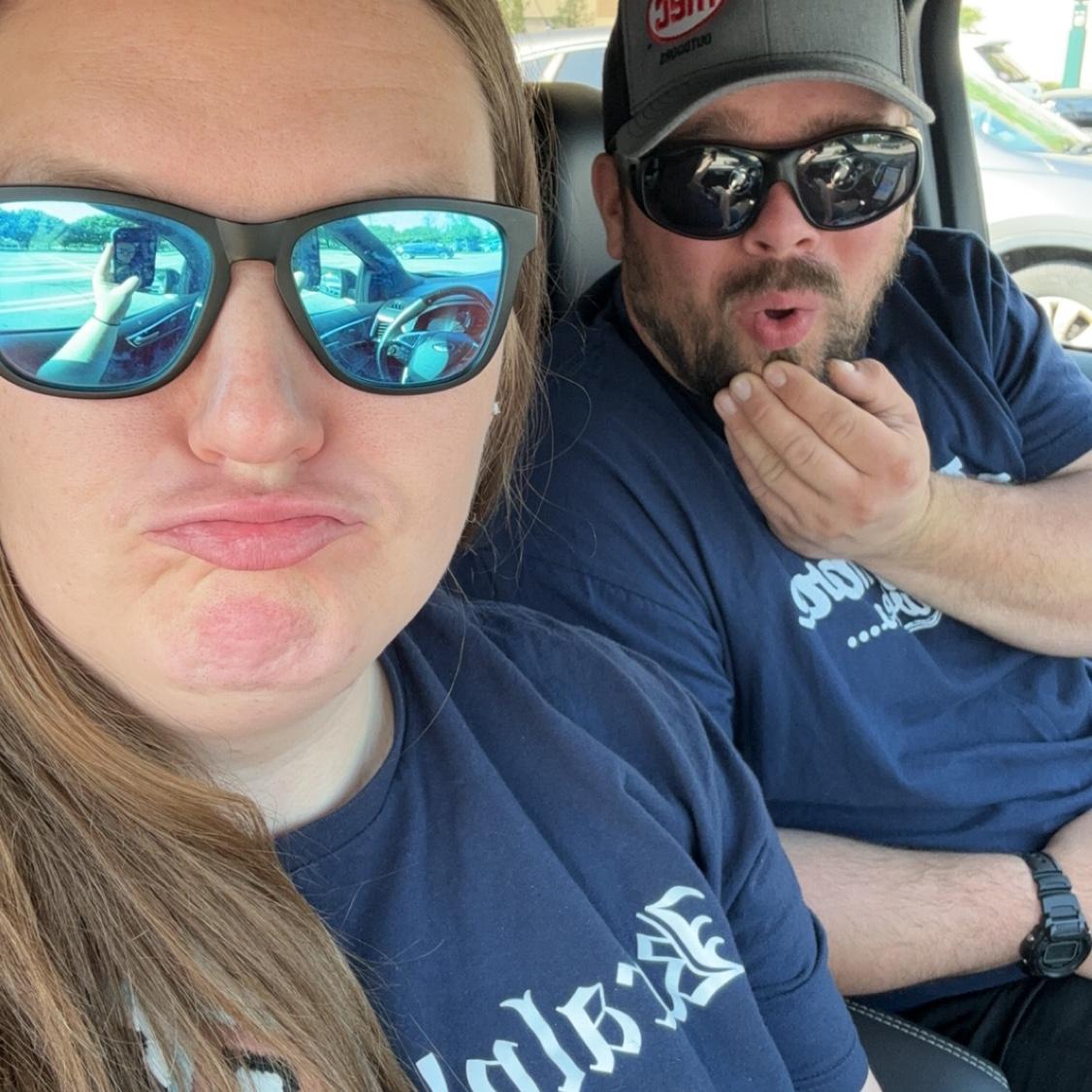 August 2024- (Dating for 10 months) A trip to Michigan for a Muzzi Wedding! We got stuck in traffic multiple times making the drive there over 12 hours!