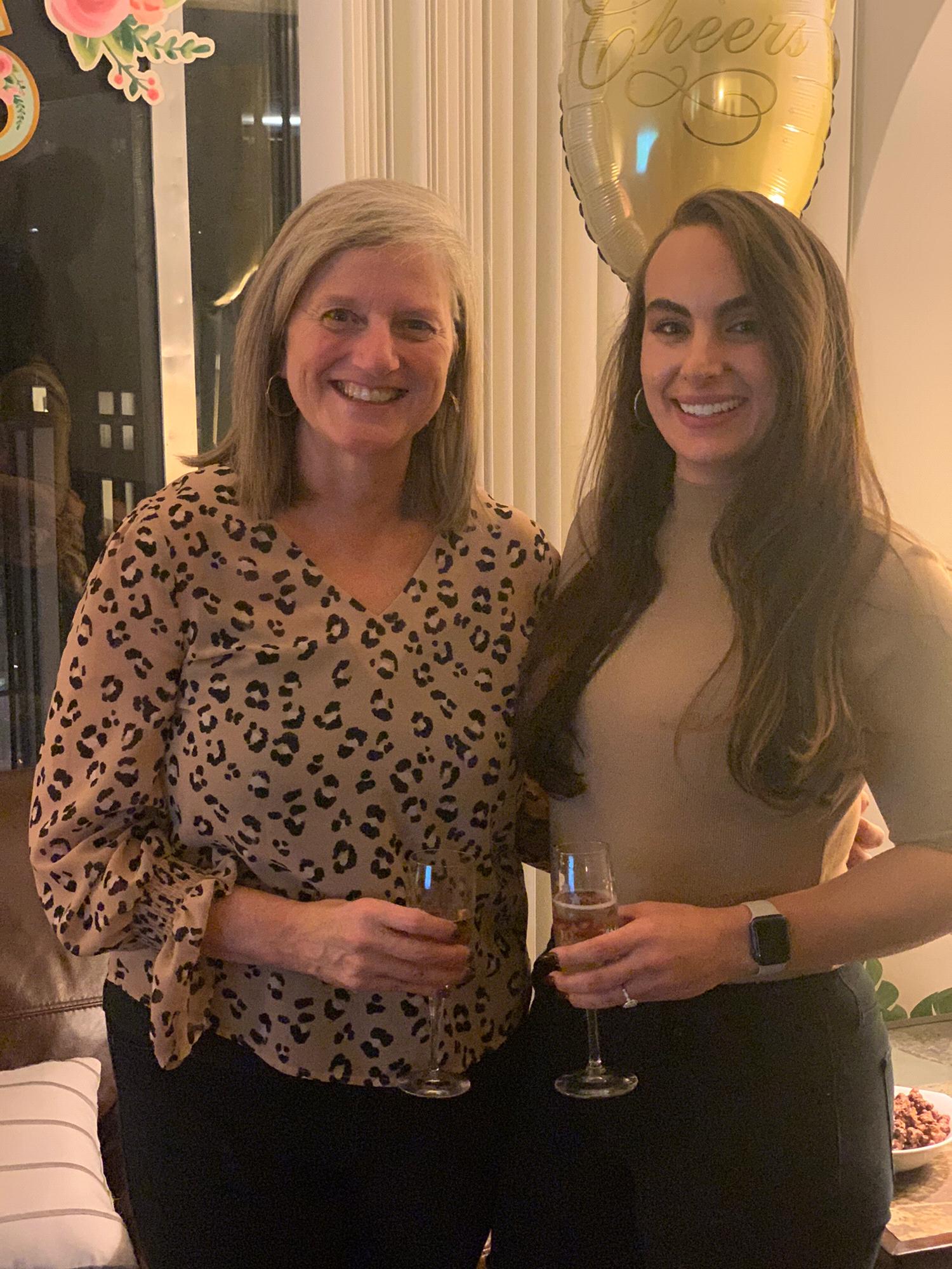 When Sam and her future MIL coincidentally matched outfits.