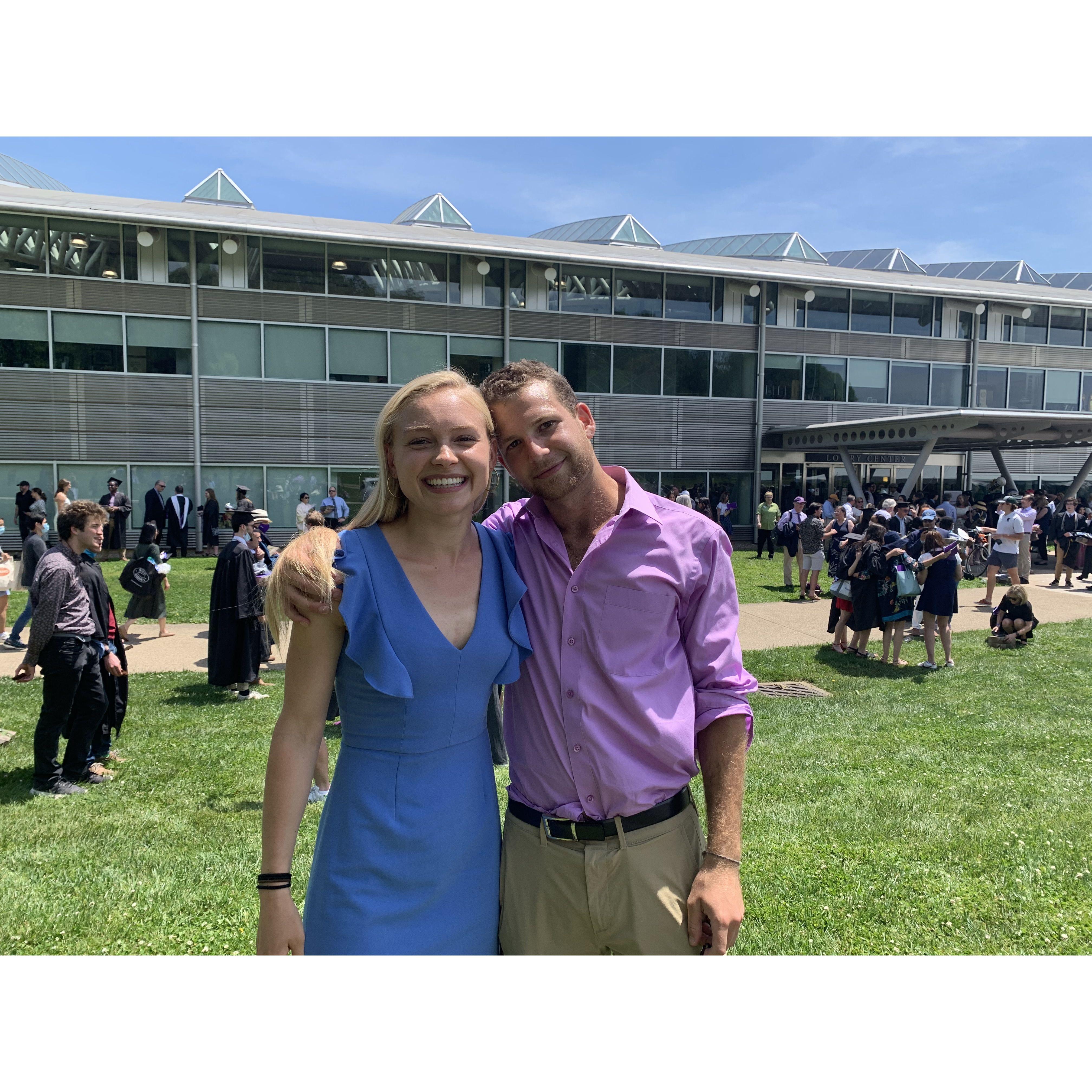 Graduating from Kenyon College together!