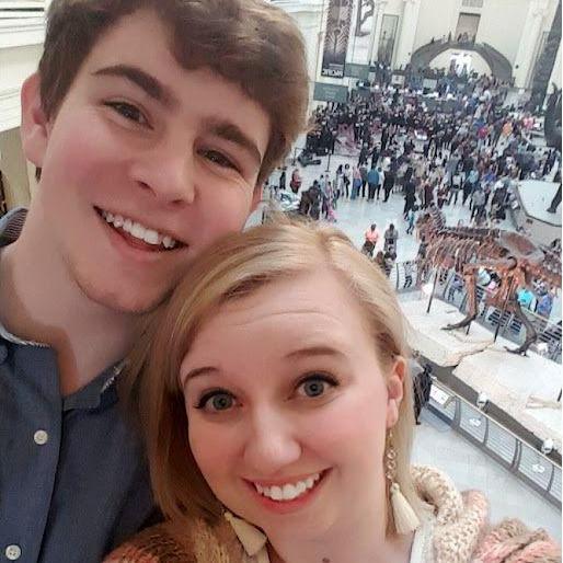 Valentine's 2017 together at the Field Museum in Chicago.