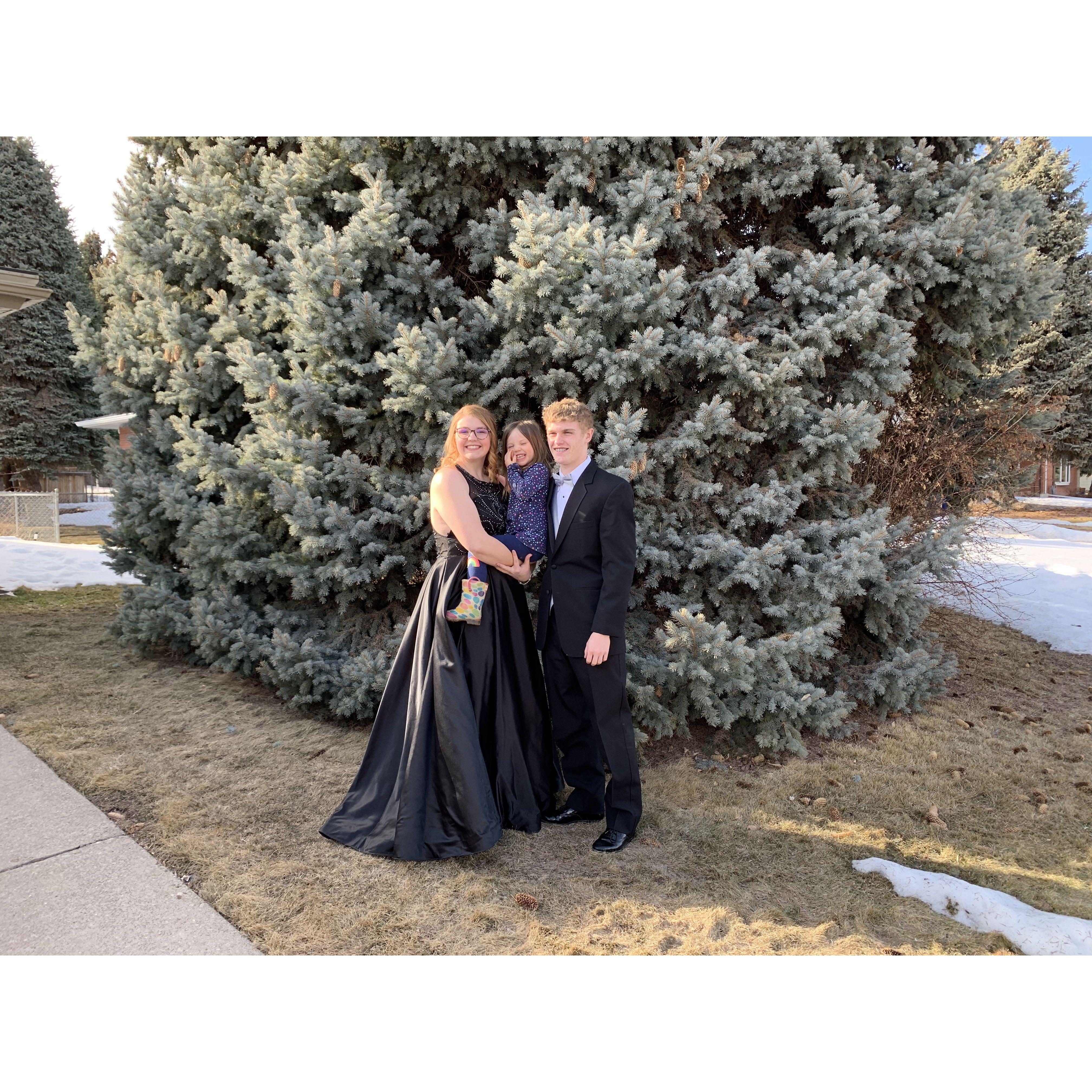 Senior year Prom with Corrie 2019
