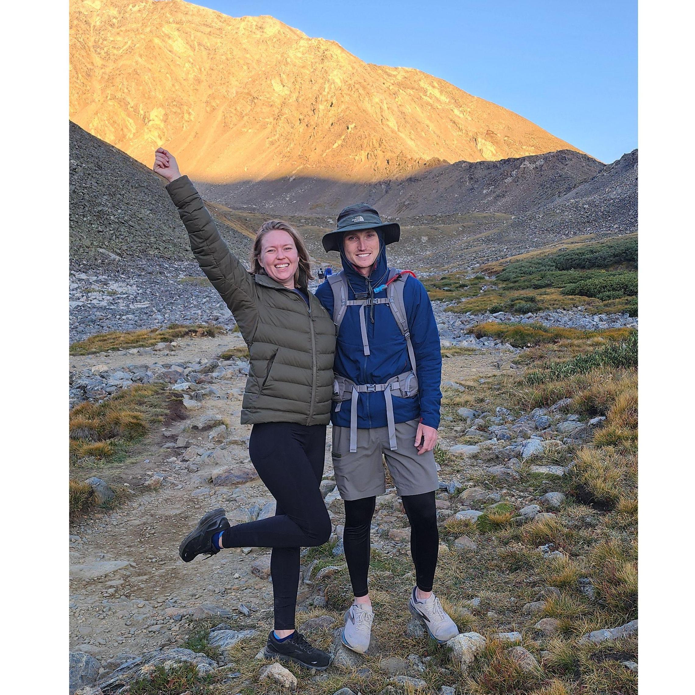 14,000ft at Greys & Torreys, CO- August 2024