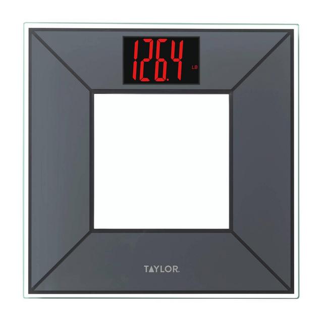 Digital Miter 3D Design Bathroom Scale Charcoal/Gray - Taylor