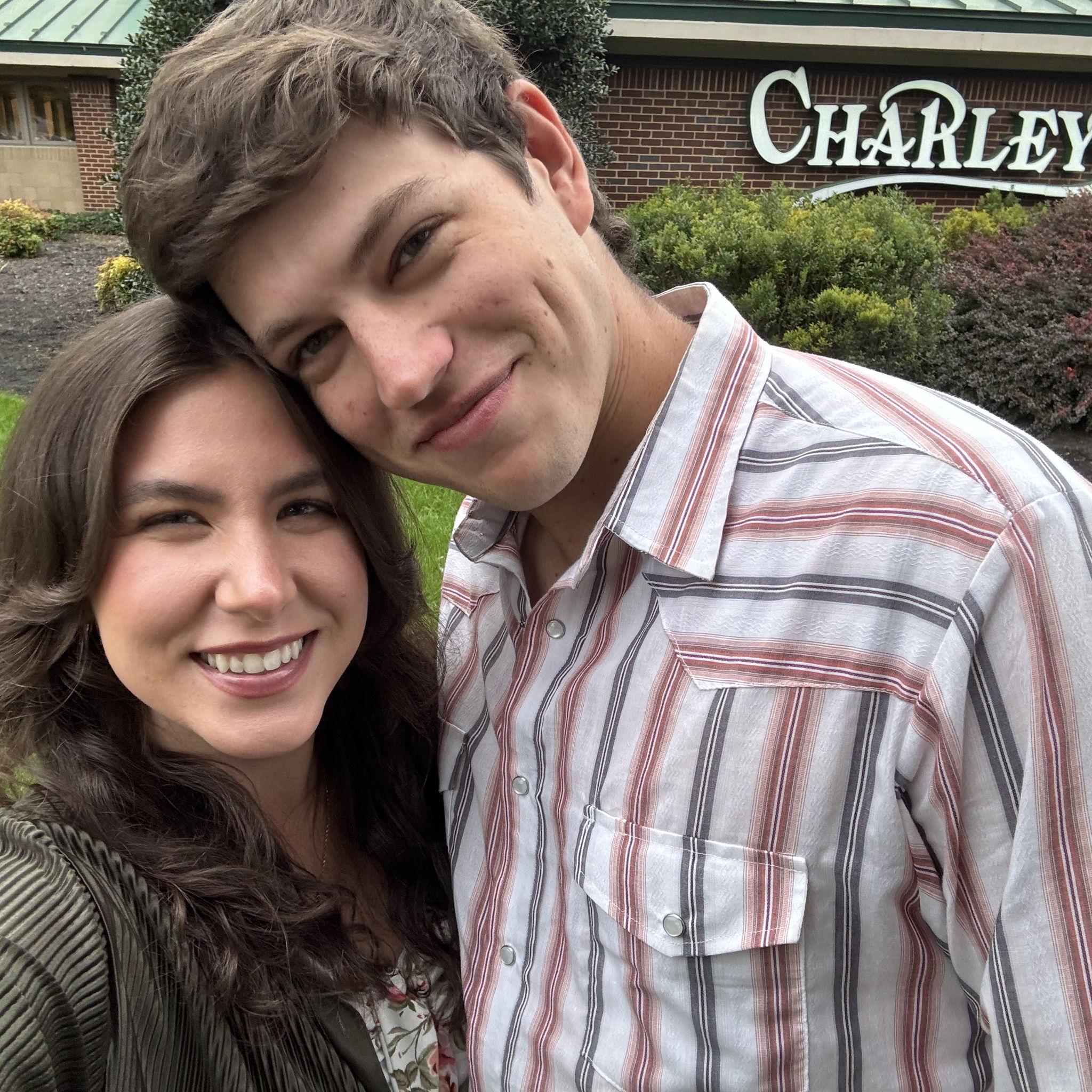 We had dinner at Charley's in Lynchburg to recreate our first date!