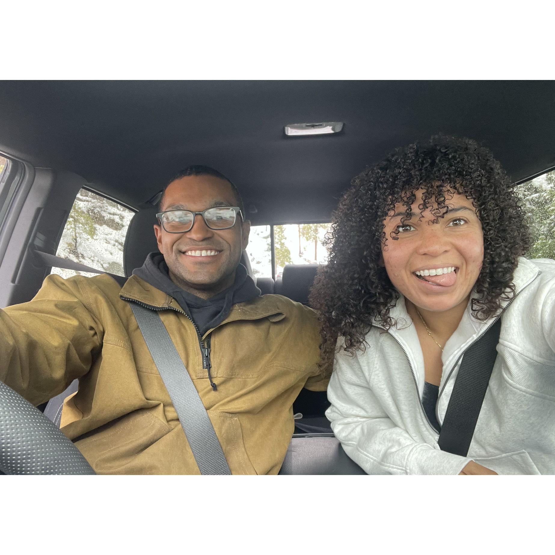 Hour number 7 stuck in the car on the way to Tahoe