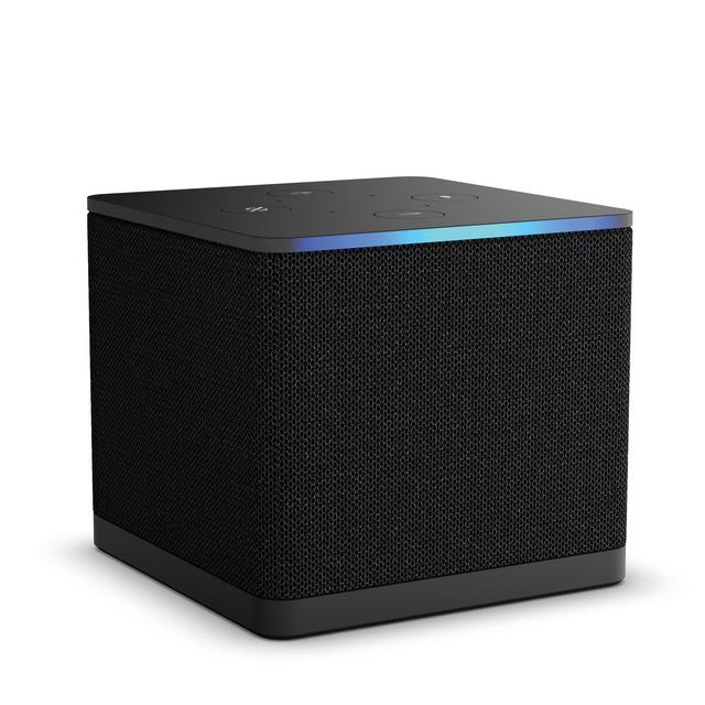 Amazon Fire TV Cube Hands-Free 4K Ultra HD Wi-Fi 6E Streaming Media Player with Alexa