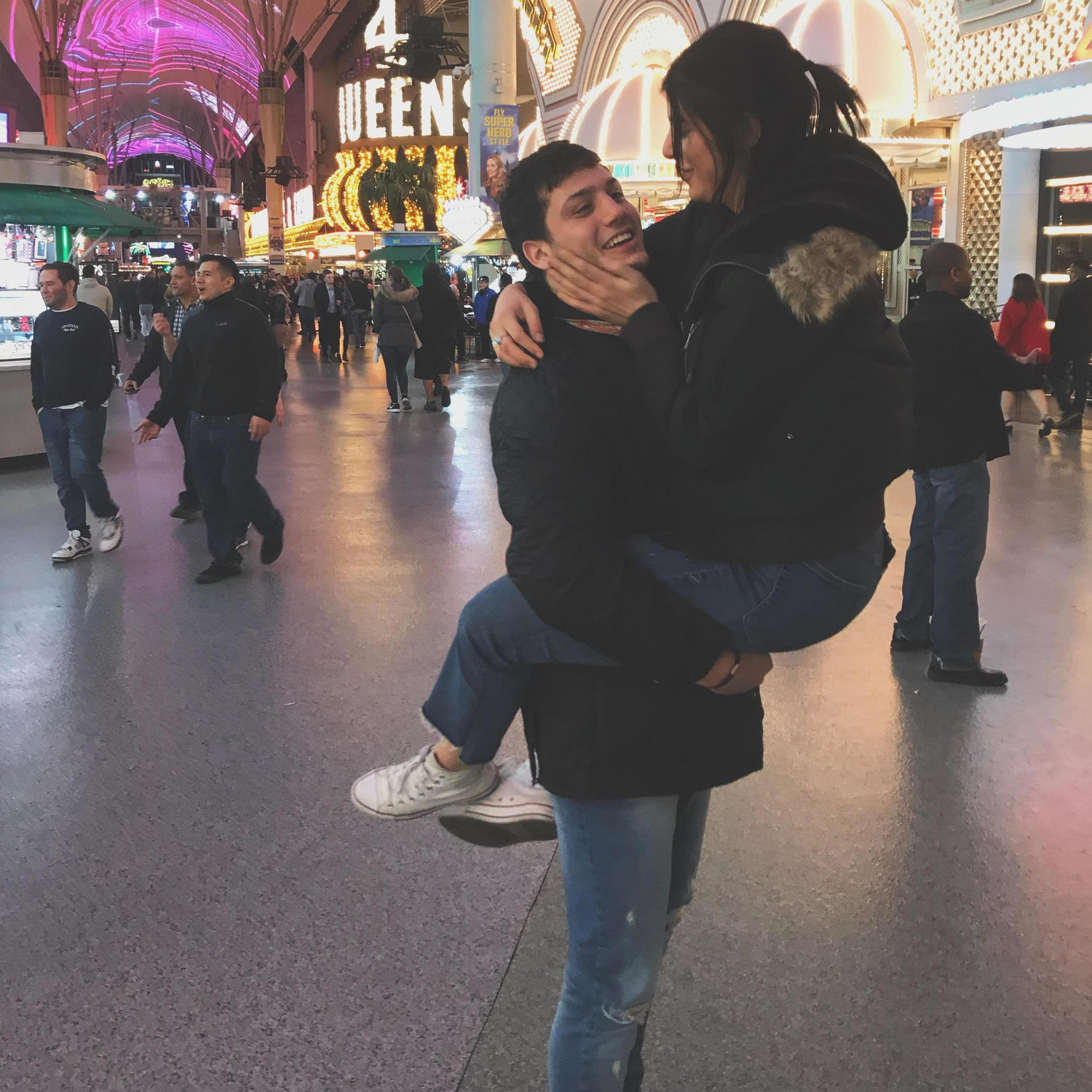 David's first trip to Vegas!