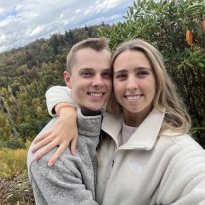 We love to take selfies on our hikes!