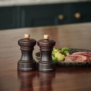 Hoxton Chocolate Wood Salt & Pepper Gift Set