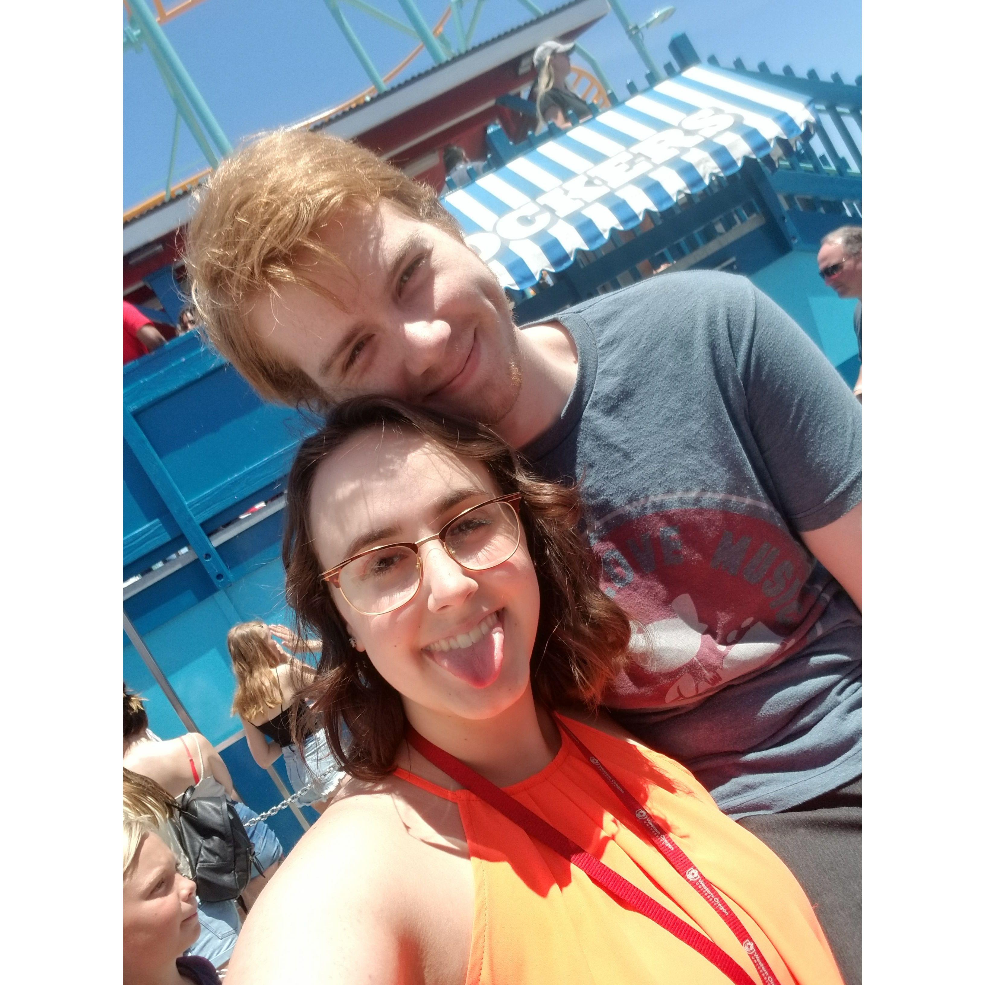 One of Ethan and Samantha's "Happy Places" is Santa Cruz, CA. This pic was captured on their visit in 2019.