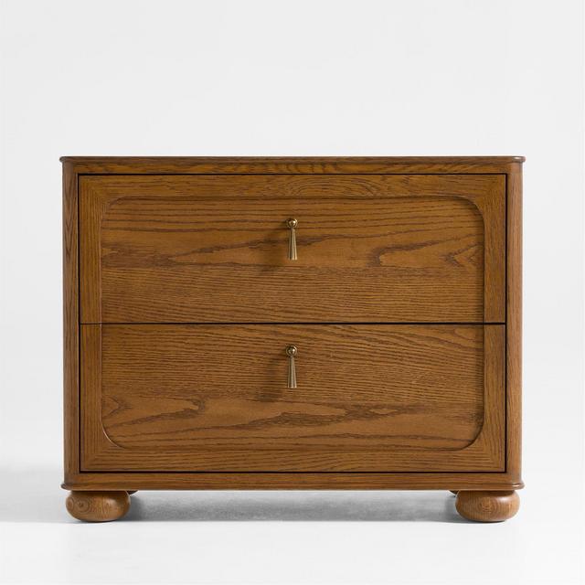 Thurloe Oak Wood Kids Nightstand by Jake Arnold