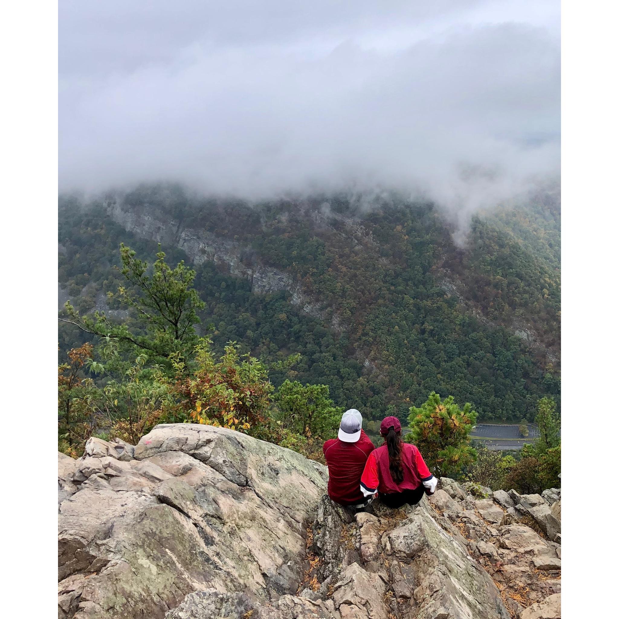Our most recent hike at Mt. Tammany located within the Delaware Water Gap.