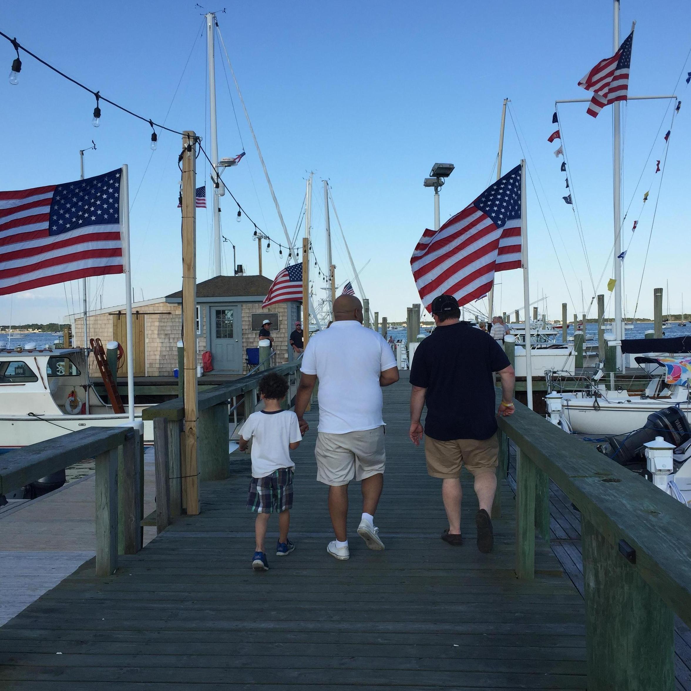 4th of July 2016 with the Mannal's at the Hyannis Yacht Club.