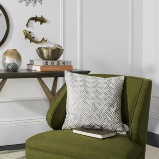 Metallic Throw Pillow