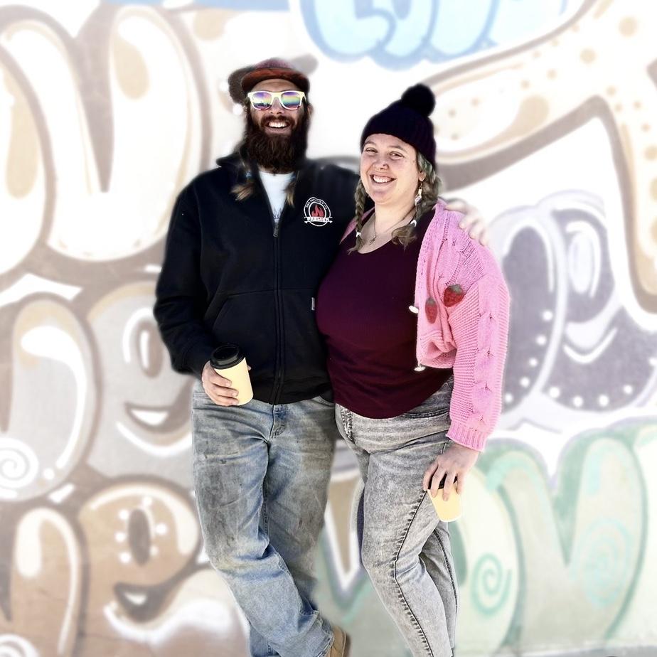 Photo op at a mural in Tucumcari