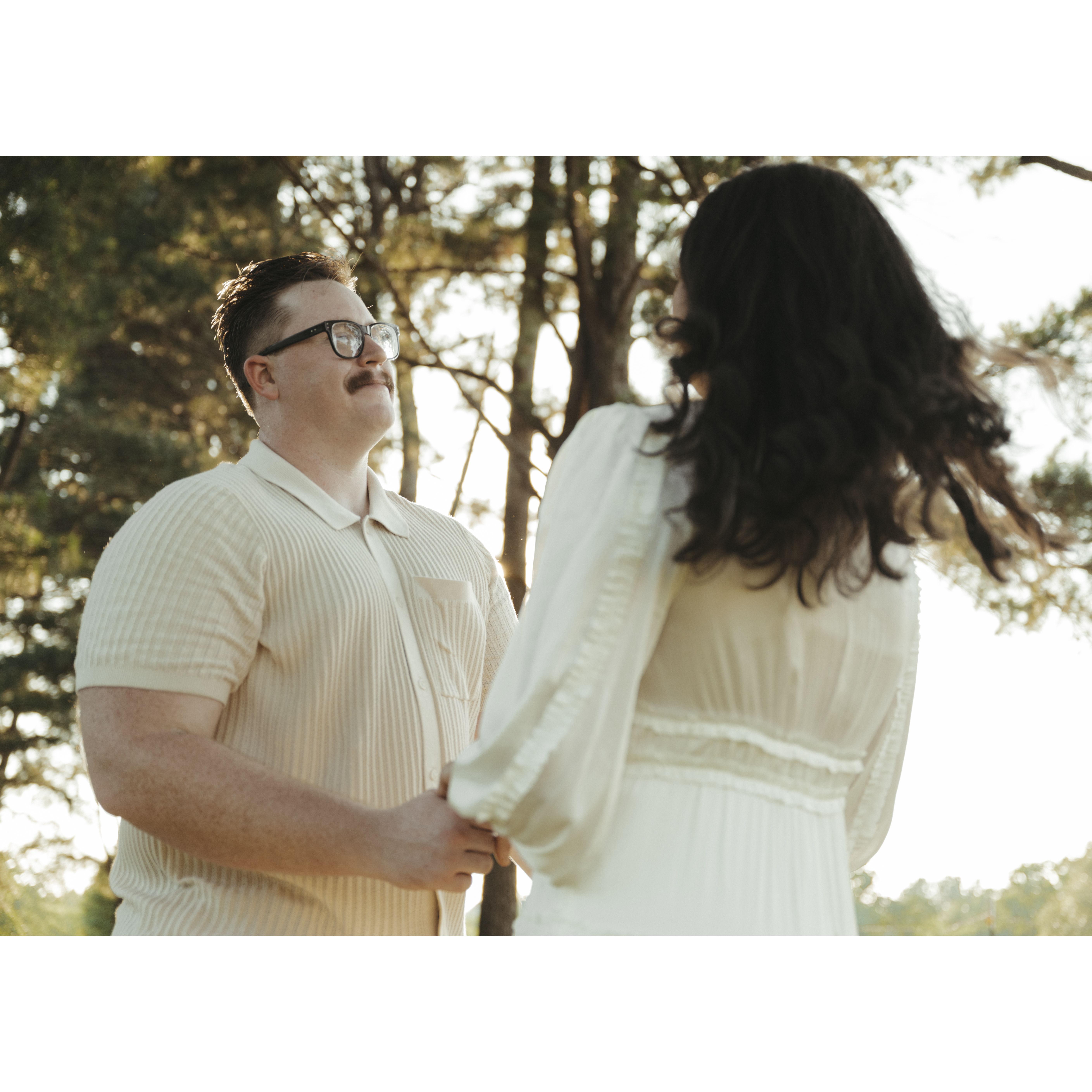 I love the way he looks at me.