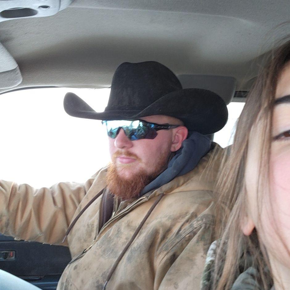 Working on the farm together in Laurel; I spent many days at the farm with Austin while he fed cattle