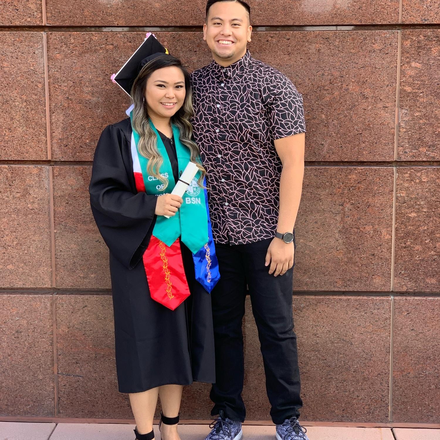 Jeminah's Nursing School Graduation. May 2019