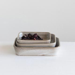 3-Piece Stoneware Dish Set