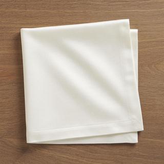 Sateen Ecru Cloth Dinner Napkin, Set of 4