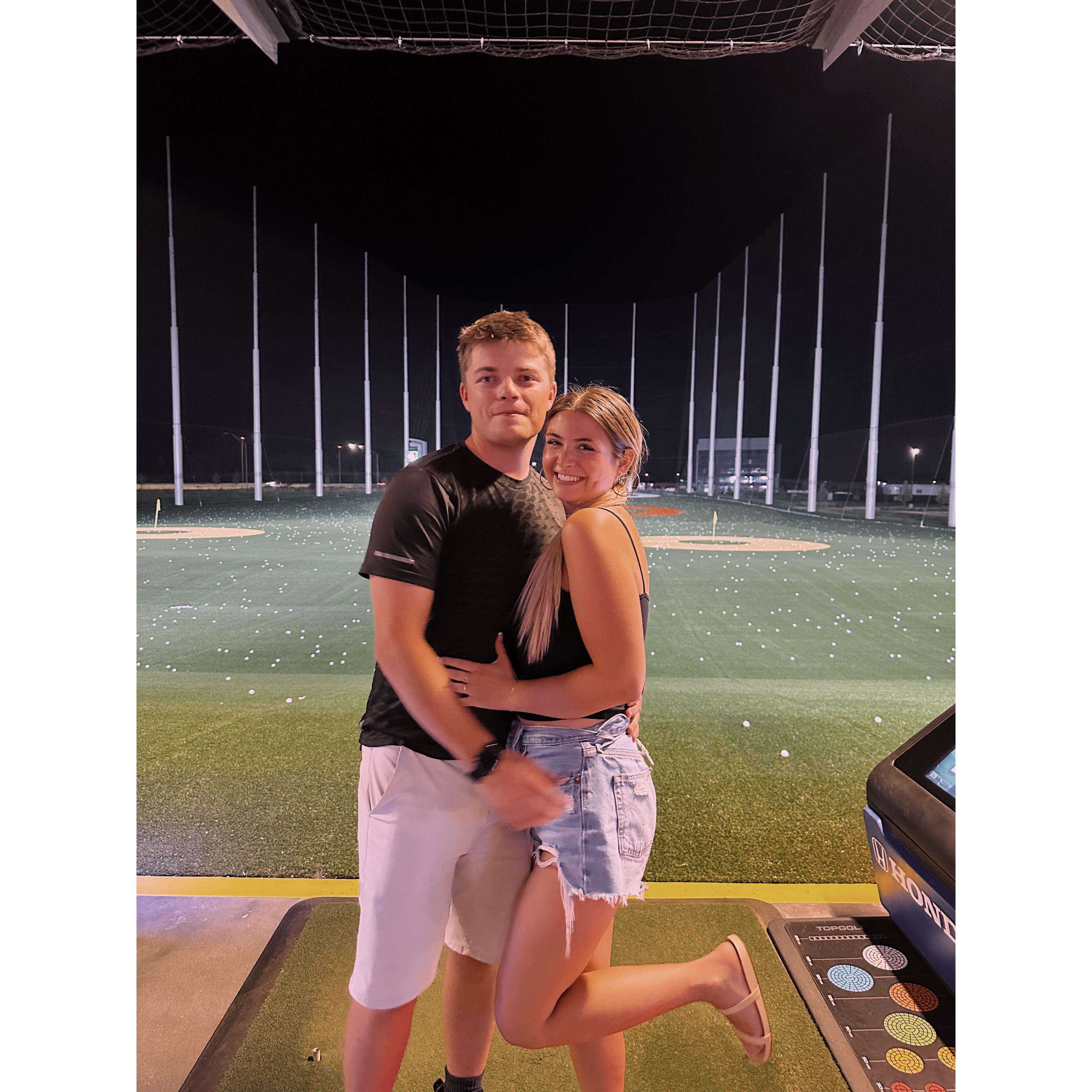 Top Golf date night!