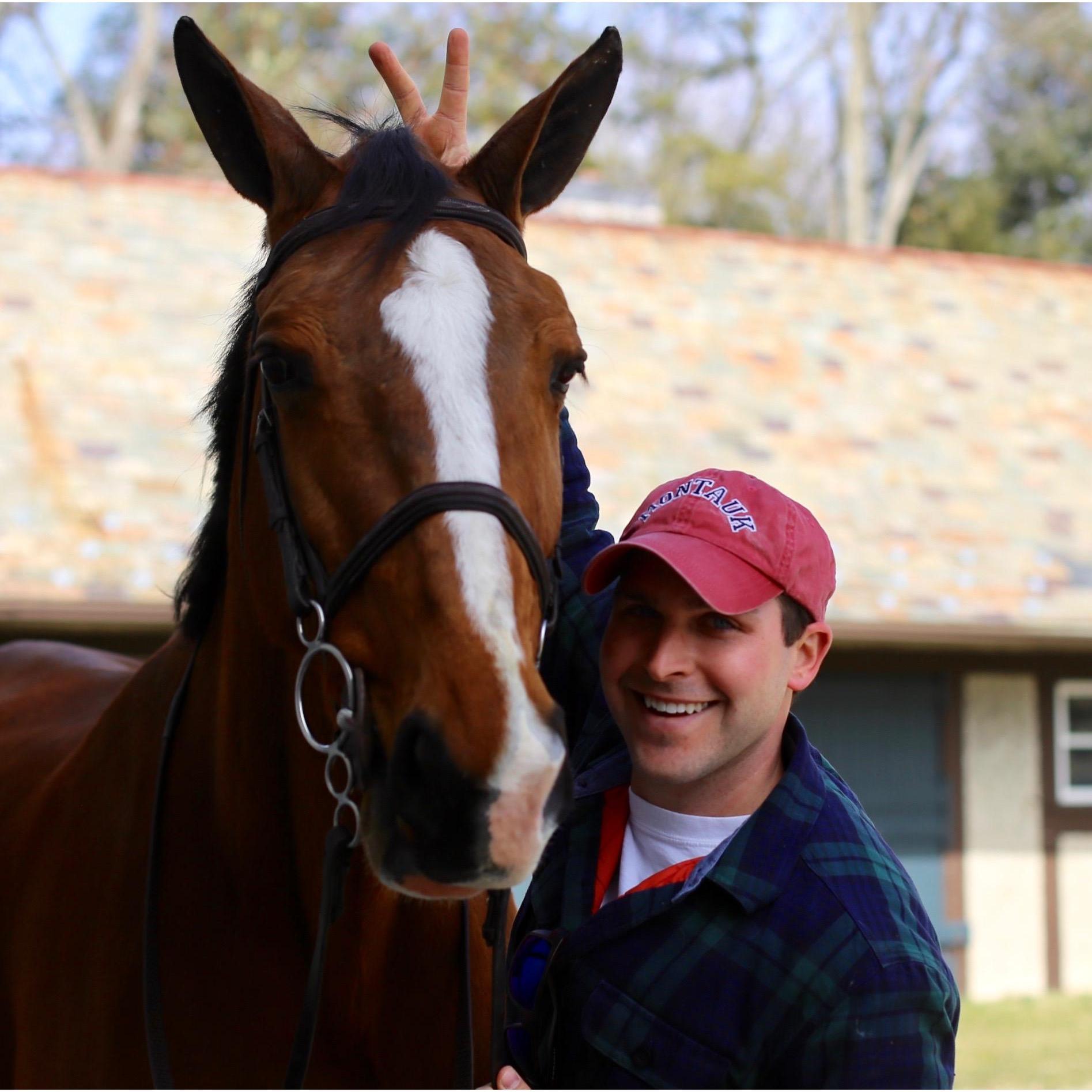 Brad bonding at the barn with sweet Emma