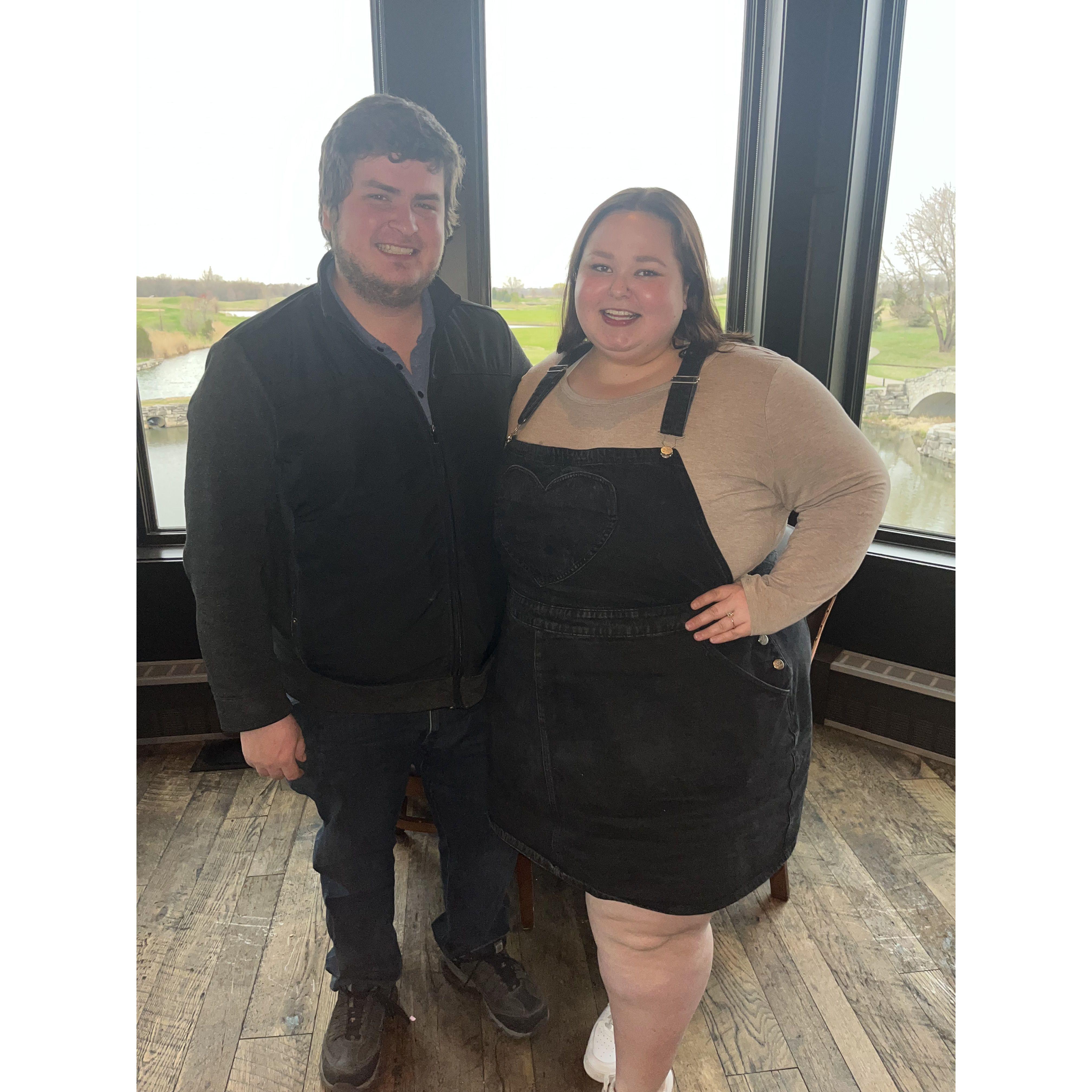 Maddy and Cole on their 6 year dating anniversary