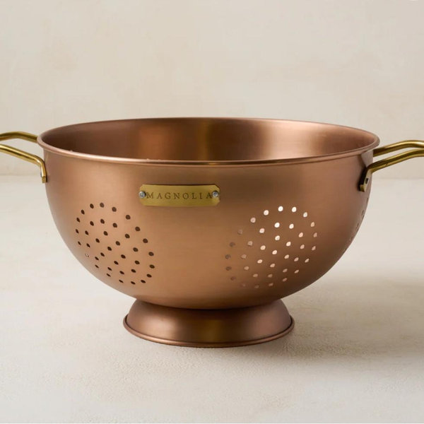 Copper and Brass Colander