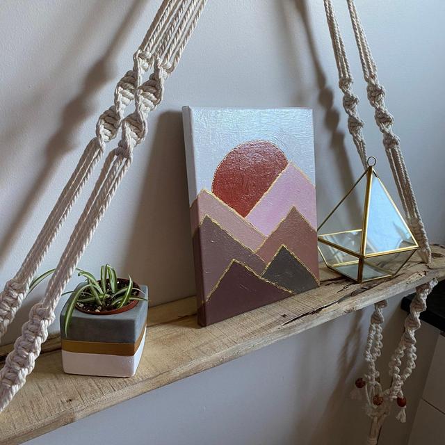 Handmade Macrame Shelf Hanger