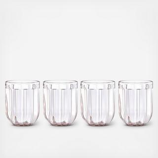 Park Circle Double Old Fashioned Glass, Set of 4