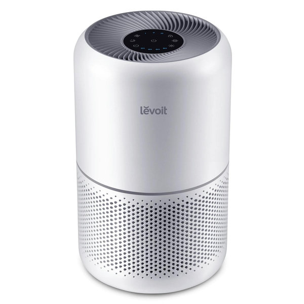 LEVOIT Air Purifier for Home Allergies Pets Hair in Bedroom, Covers Up to 1095 ft² by 56W High Torque Motor, 3-in-1 Filter with HEPA Sleep Mode, Remove Dust Smoke Pollutants Odor, Core300-P, White